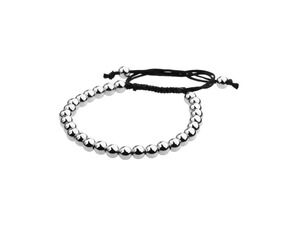 🔴 Bracelet - Platinum Bead 4MM.